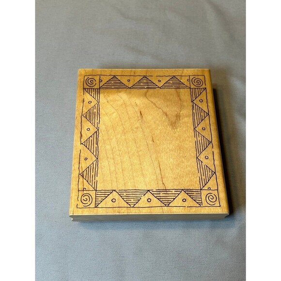 Designer Frame Rubber Crafting Stamp - Picture 1 of 3